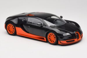 Bugatti Veyron Super Sport Top Gear Edition Minichamps 1:18 519101101 Metall - pilt 6/8