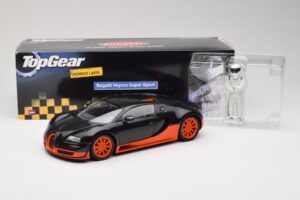 Bugatti Veyron Super Sport Top Gear Edition Minichamps 1:18 519101101 Metall - pilt 8/8