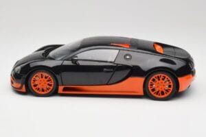Bugatti Veyron Super Sport World Record Edition Carbon & Orange Minichamps 1:18 100110840 Metall - pilt 4/8