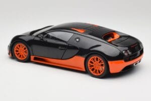 Bugatti Veyron Super Sport World Record Edition Carbon & Orange Minichamps 1:18 100110840 Metall - pilt 7/8