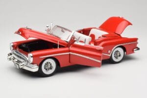 Buick Skylark Punane Motormax 1:18 411393-M1 Metall - pilt 2/8
