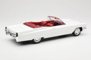 Cadillac DeVille Kabriolett Valge KK-Scale 1:18 KKDC180313 Metall - pilt 2/6