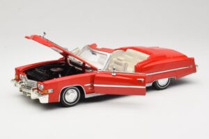 Cadillac Eldorado Kabriolett Punane Anson 1:18 30387 Metall - pilt 2/8