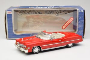 Cadillac Eldorado Kabriolett Punane Anson 1:18 30387 Metall - pilt 8/8
