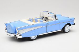 Chevrolet Bel Air Kabriolett Sinine Road Signature 1:18 55/1/0863 Metall - pilt 3/8