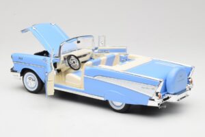 Chevrolet Bel Air Kabriolett Sinine Road Signature 1:18 55/1/0863 Metall - pilt 5/8