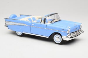 Chevrolet Bel Air Kabriolett Sinine Road Signature 1:18 55/1/0863 Metall - pilt 6/8