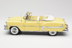 Chevrolet Bel Air Kabriolett Kollane Sun Star 1:18 1712 Metall - pilt 4/8