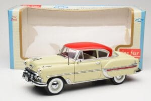 Chevrolet Bel Air Beež Sun Star 1:18 1600 Metall - pilt 8/8