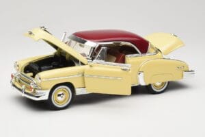 Chevrolet Bel Air Kollane & Punane Motormax 1:18 73111 Metall - pilt 2/8