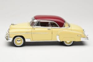 Chevrolet Bel Air Kollane & Punane Motormax 1:18 73111 Metall - pilt 4/8