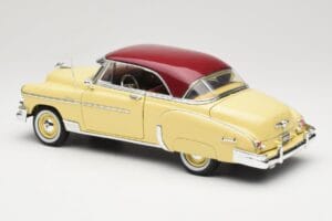 Chevrolet Bel Air Kollane & Punane Motormax 1:18 73111 Metall - pilt 7/8