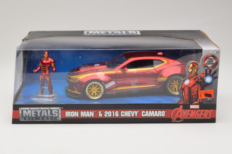 Chevrolet Camaro Iron Man Koos Kujuga Metals Diecast 1:24 Chevrolet Camaro Iron Man Koos Kujuga Metals Diecast 1:24 99724 Metall