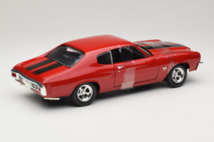 Chevrolet Chevelle SS Fast & Furious Punane Johnny Lightning 1:18 39578 Metall - pilt 2/6