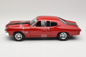 Chevrolet Chevelle SS Fast & Furious Punane Johnny Lightning 1:18 39578 Metall - pilt 3/6