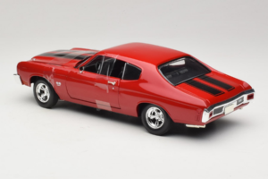 Chevrolet Chevelle SS Fast & Furious Punane Johnny Lightning 1:18 39578 Metall - pilt 5/6