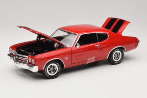 Chevrolet Chevelle SS Punane Jack Reacher Auto World 1:18 AWSS109/06 Metall - pilt 2/8