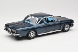 Chevrolet Corvair Tumesinine Sun Star 1:18 1482 Metall - pilt 3/8