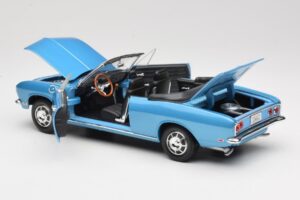 Chevrolet Corvair Monza Kabriolett Sinine Road Signature 1:18 92498 Metall - pilt 5/8