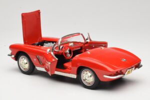 Chevrolet Corvette C1 Punane ERTL 1:18 7835 Metall - pilt 5/8