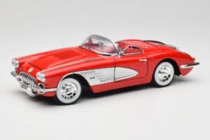 Chevrolet Corvette C1 Punane Motormax 1:18 73100TC Metall