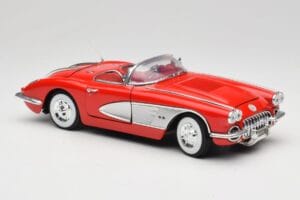 Chevrolet Corvette C1 Punane Motormax 1:18 73100TC Metall - pilt 6/8
