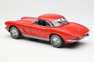 Chevrolet Corvette C1 Kabriolett Roman Punane AUTOart 1:18 71102 Metall - pilt 7/8