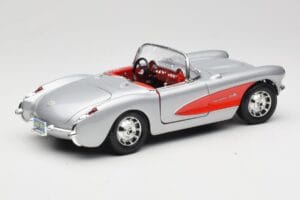 Chevrolet Corvette C1 Hõbedane Bburago 1:18 3034 Metall - pilt 3/8