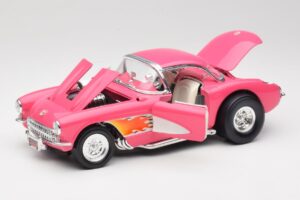 Chevrolet Corvette C1 Gasser Roosa Road Legends 1:18 92019-R1 Metall - pilt 2/8
