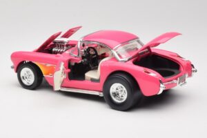 Chevrolet Corvette C1 Gasser Roosa Road Legends 1:18 92019-R1 Metall - pilt 5/8