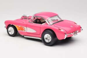 Chevrolet Corvette C1 Gasser Roosa Road Legends 1:18 92019-R1 Metall - pilt 7/8