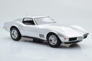 Chevrolet Corvette C3 Hõbedane Norev 1:18 189032 Metall - pilt 4/6