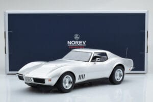 Chevrolet Corvette C3 Hõbedane Norev 1:18 189032 Metall - pilt 6/6