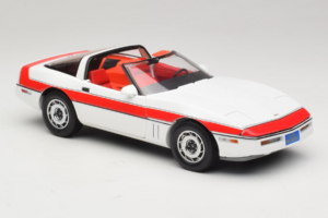 Chevrolet Corvette C4 A-Team Valge GreenLight 1:18 13532 Metall - pilt 6/8