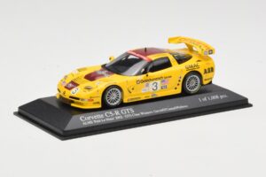 Chevrolet Corvette C5-R #3 R. Fellows / J. O'Connell / O. Gavin ALMS Petit Le Mans 2002 Minichamps 1:43 400021493 Metall - pilt 2/4