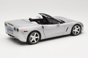 Chevrolet Corvette C6 Kabriolett Hõbedane Hot Wheels 1:18 B6052 Metall - pilt 3/8