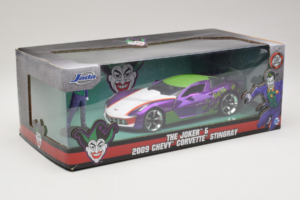 Chevrolet Corvette C6 Stingray The Joker With Figure Jada 1:24 253255020 Metall - pilt 2/3