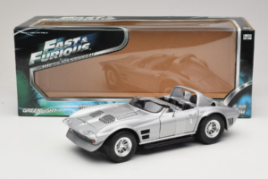 Chevrolet Corvette Grand Sport Hõbedane Fast & Furious Greenlight 1:18 12842 Metall - pilt 6/6