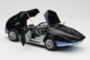 Chevrolet Corvette Manta Ray Sinine AUTOart 1:18 71041 Metall - pilt 5/8