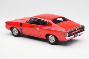 Chrysler Charger E49 Punane AUTOart 1:18 71505 Metall - pilt 7/8