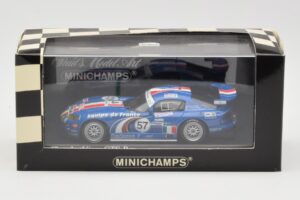 Dodge Viper GTS-R #57 Terrien / Cochet / Dayraut Le Mans 24 Hours 2001 Minichamps 1:43 400011457 Metall - pilt 4/4