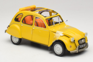 Citroen 2CV 6 Club Mimosa Yellow Norev 1:18 181496 Metall - pilt 4/6
