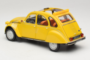 Citroen 2CV 6 Club Mimosa Yellow Norev 1:18 181496 Metall - pilt 5/6