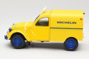 Citroen 2CV Fourgonnette Michelin Bibendum Norev 1:18 181502 Metall - pilt 3/6