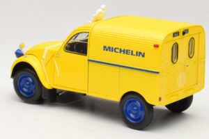 Citroen 2CV Fourgonnette Michelin Bibendum Norev 1:18 181502 Metall - pilt 5/6