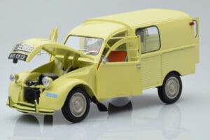 Citroen 2CV Furgonette AK350 Pastis Kollane Norev 1:18 181488 Metall - pilt 2/8