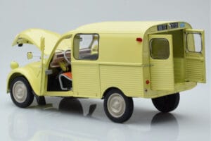 Citroen 2CV Furgonette AK350 Pastis Kollane Norev 1:18 181488 Metall - pilt 5/8