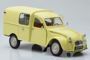 Citroen 2CV Furgonette AK350 Pastis Kollane Norev 1:18 181488 Metall - pilt 6/8
