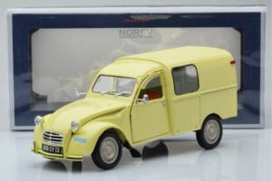 Citroen 2CV Furgonette AK350 Pastis Kollane Norev 1:18 181488 Metall - pilt 8/8