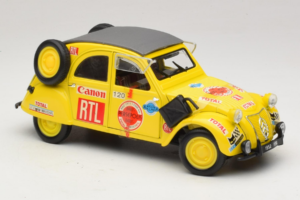 Citroen 2CV Rally Kollane Maisto 1:18 56032 Metall - pilt 4/6